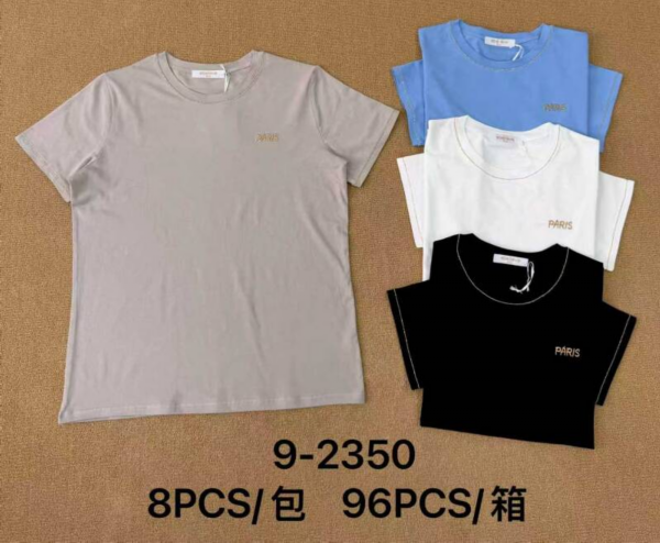 Bluzki damskie Roz Standard, Mix Kolor Paczka 8 szt